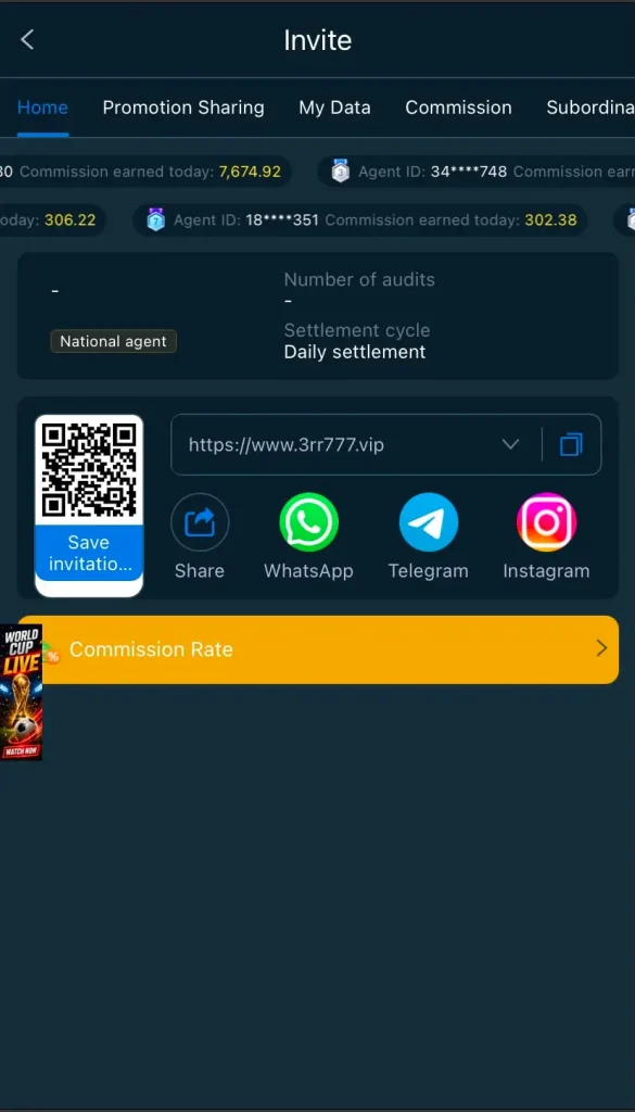 3rr777 referral system